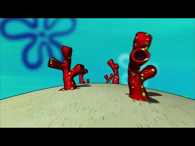 SpongeBob, but it’s just the CGI parts.￼ 