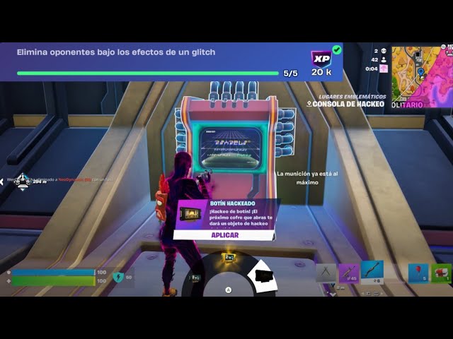Fortnite Week 6 Quests - Eliminate opponents while under the effects of a glitch