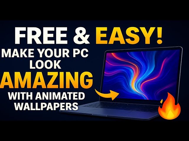 FREE and EASY!: Make your PC look amazing with animated wallpapers 🔥