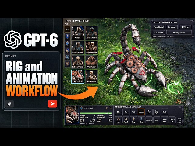 New Insane AI Animation Workflow with GPT-6 Astra