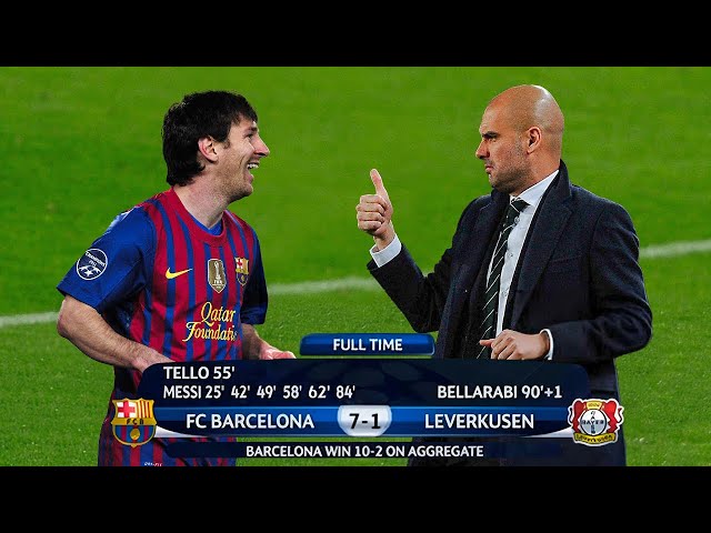 Pep Guardiola Will Never Forget What Lionel Messi Did in This Match