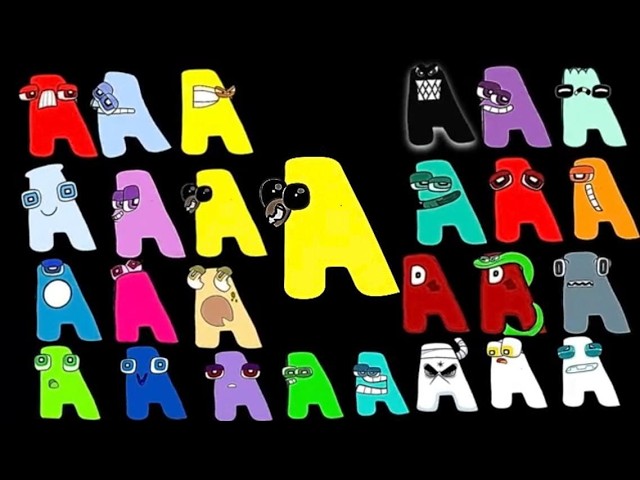 A Becomes Every Alphabet Letter A-Z! 😱 | Alphabet Lore Characters | ABC Learning for Kids