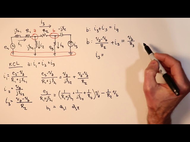 AC Electrical Circuit Analysis: Nodal Analysis