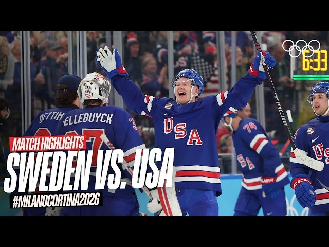 🇸🇪 Sweden vs. USA 🇺🇸 | A Quarterfinal for the AGES | Ice Hockey at #MilanoCortina2026