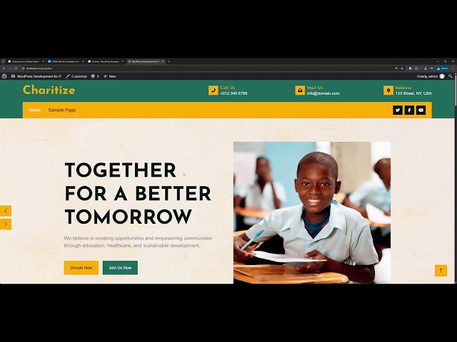 WordPress Development Part 2:  WordPress Theme - Creating Templates from an HTML Template - PART 1