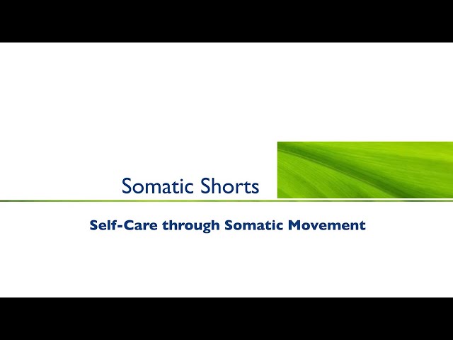 Somatic Shorts #6: Shoulder & Neck Tension Release