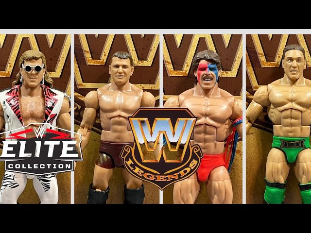 WWE ELITE LEGENDS SERIES 17 FULL FIGURE REVIEW! HBK/AJ STYLES/ ULTIMATE WARRIOR/ KEN SHAMROCK