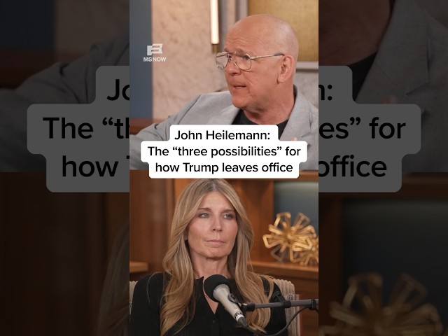 John Heilemann: The 'three possibilities' for how Trump leaves office