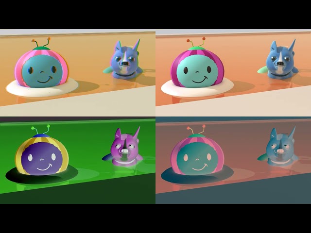 Cocomelon And Max At The Pool Effects Sponsored By Gamavision Csupo Effects Combined | Inverted