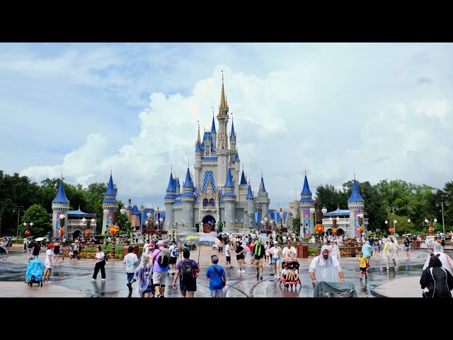 Magic Kingdom 2026 Rain & Sunny Day Mix Walkthrough in 4K | Walt Disney World Florida September 2026