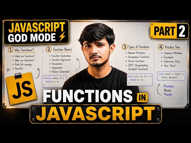 JavaScript Functions: Complete Deep Dive | JS God Mode | Part 2