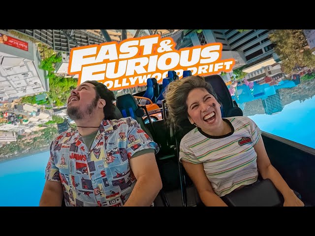 We Rode The NEW Fast and The Furious Coaster At Universal Studios Hollywood And It Was Intense!