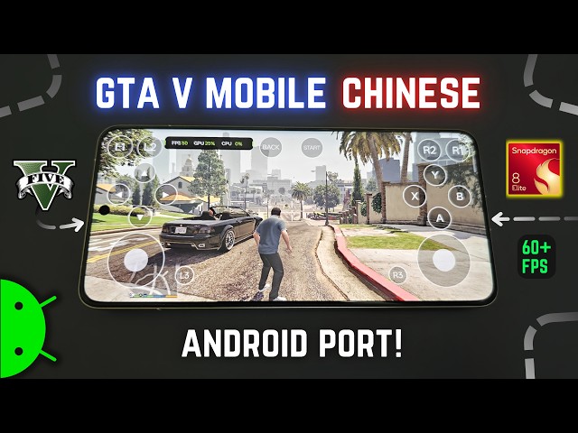 GTA V Android Port Is INSANE! NEW Chinese Port Version 1440P TEST! - But Don't Try This?