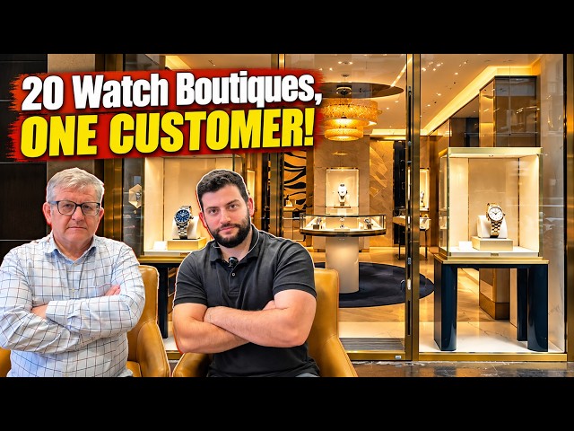 EMPTY BOUTIQUES, BORED SALESPEOPLE, NO BUYERS | What's Wrong With the Luxury Watch Market?