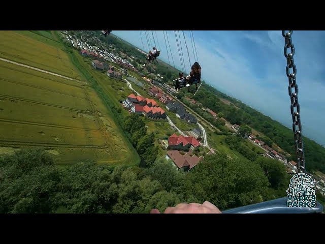 Nachtwacht Flyer 8K POV | Plopsaland Belgium