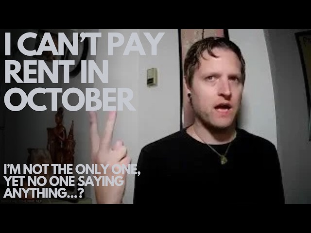 This is Scary to Post, I Can't Pay Rent In October