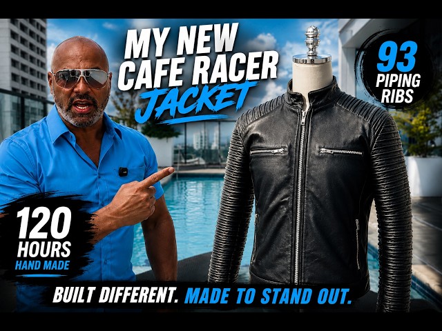 I Designed the BEST Cafe Racer Leather Jacket (120 Hours Handmade)