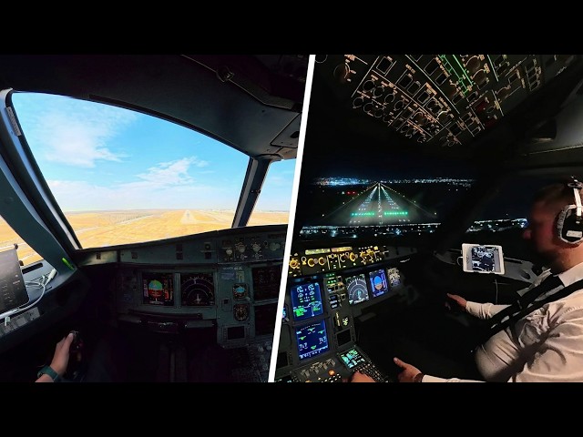 A320 Family Takeoffs & Landings – Real Captain's View
