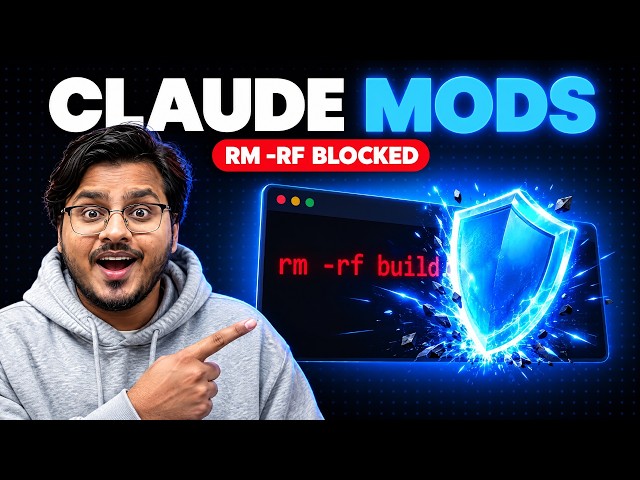 Claude Code Just Got Mods. I Asked Claude to Build One (Live)
