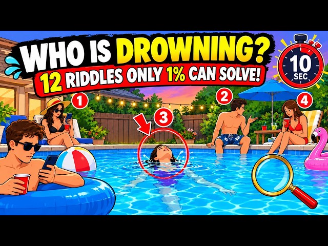 Who Is Drowning? 🌊 12 Riddles Only 1% Can Solve!