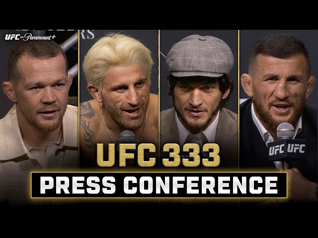 UFC 333: Volkanovski vs Evloev | FULL Pre-Fight Press Conference