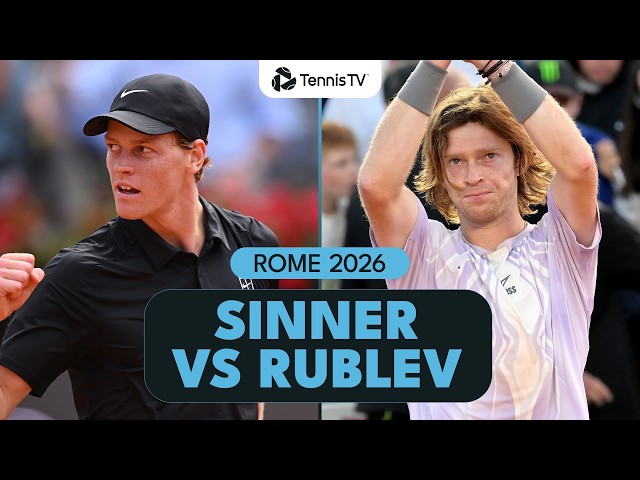 Jannik Sinner Makes HISTORY vs Andrey Rublev 🦊 | Rome 2026 Highlights