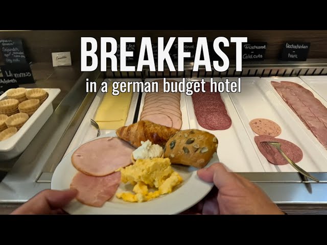 What Breakfast Looks Like in a German Budget Hotel 🍞