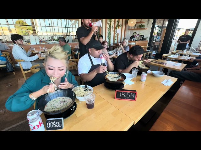 Undefeated 8lb Ramen Challenge at Raki Ramen in San Diego, CA 