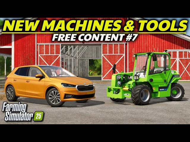 ALL NEW ITEMS! - Free Content Update #7 | Farming Simulator 25