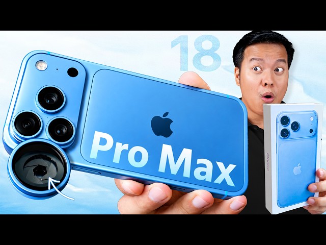 iPhone 18 Pro Max Unboxing & First Look📌  Lens Aperture, A20 Pro & More