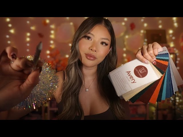 ASMR Fall Color Analysis Roleplay 🍁(Fabric Swatches, Personal Attention)