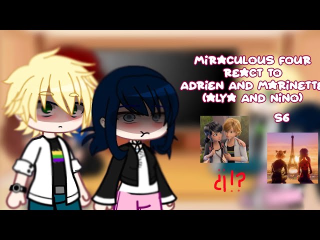MIRACULOUS REACT TO FUTURE//Dami029//#miraculous #gacha #adrinette #fyp #english #spanish #reaction 
