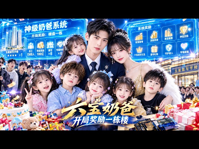 刚穿越就绑定神级奶爸系统，还得知影后竟为他生下六胞胎！开局奖励五星写字楼，从此仙法带娃、豪横护妻，打脸娱乐圈反派，事业家庭双开挂！