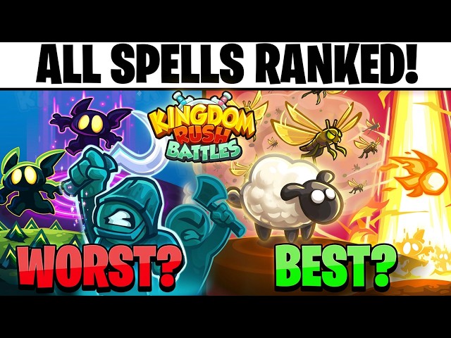 NEW Ranking All SPELLS In Kingdom Rush Battles
