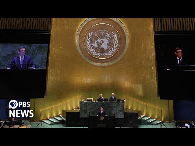 WATCH LIVE: Day 2 of the 2026 United Nations General Assembly