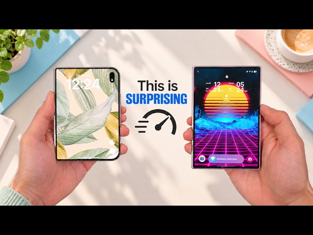 iPhone Duo vs Samsung Galaxy Z Fold 8 - Speed Test (WOW)