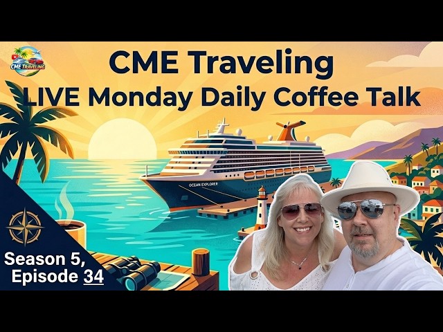 CME Traveling MONDAY LIVE Daily Coffee Talk! Season 5 Ep 34