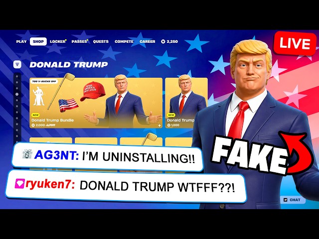 I Faked my Entire Live Stream again