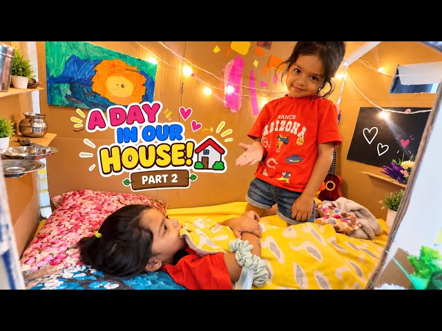Can Hridhaa & Hridhvi Spend a Day in Their Own DIY House 🏠😍  Part 2