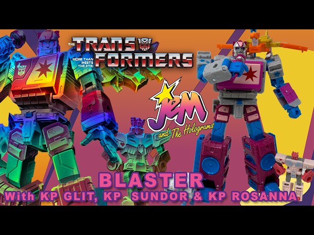 Blaster - SDCC 2026 - Transformers X Jem & the Holograms - Unboxing & Review