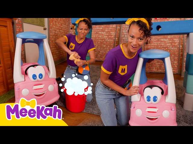 Meekah's Car Wash | Playground Video | Educational Videos for Kids