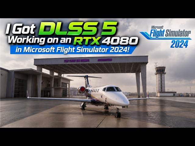 I Got DLSS 5 Working on an RTX 4080 in Microsoft Flight Simulator 2024!