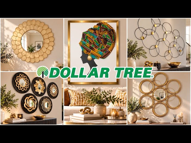 5 Dollar Tree Wall Decor DIYs That Make a BIG Statement! 😍
