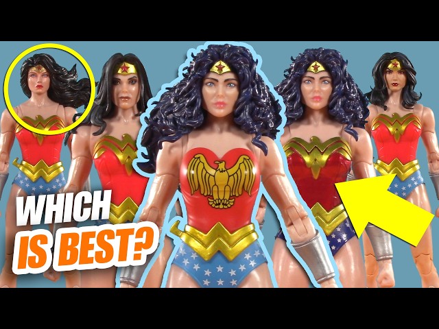 Classic 80s Wonder Woman HEAD SWAPS and Review! McFarlane Toys DC Multiverse Collector Edition 61