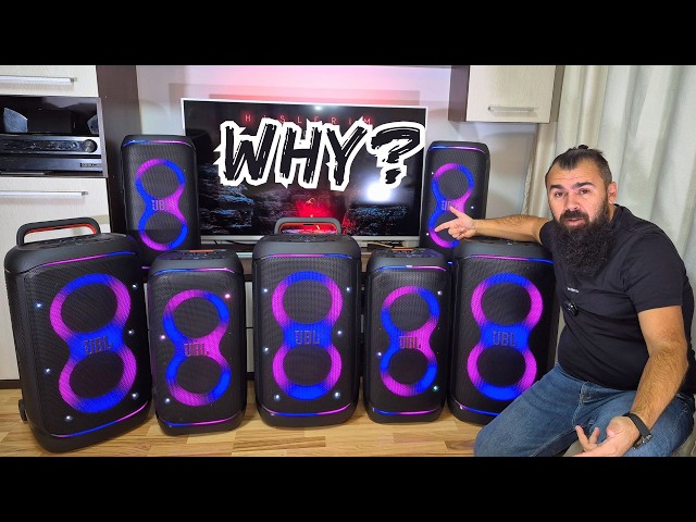 Testing the BEST JBL Speakers - JBL Partybox 520 + 320 + 120