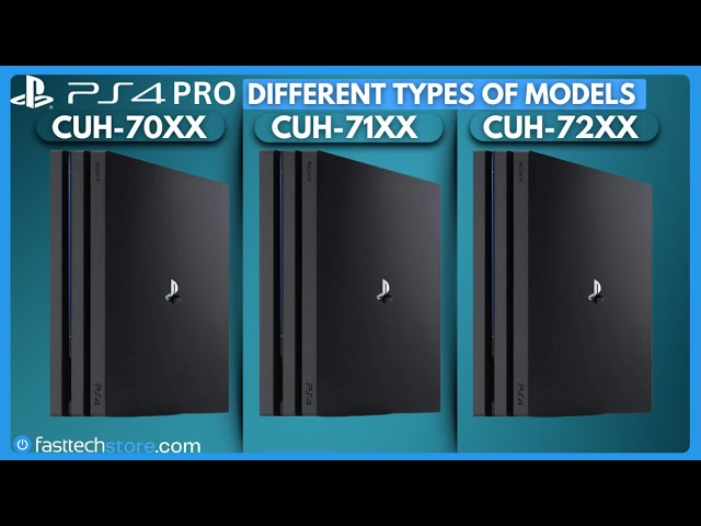 3 различных типа PS4 Pro