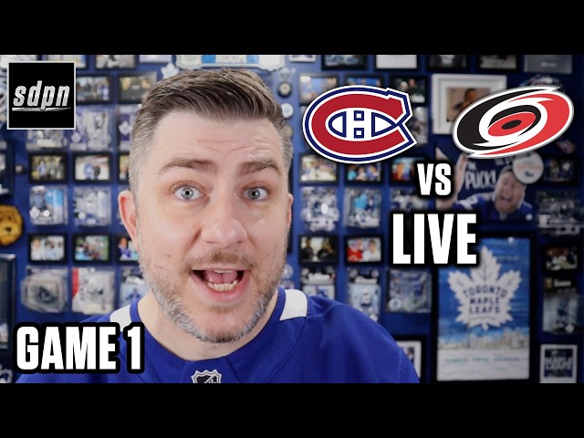 Montreal Canadiens vs Carolina Hurricanes GAME 1 LIVE w/ Steve Dangle