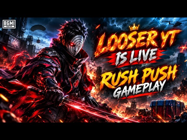 [🔴LIVE ] Rush Push Game Play bgmitamil [DAY 30]💙#bgmi #tamil #shortslive  #looseryt #live #shorts