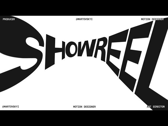 Motion Design Showreel 2025 – Bohdan Martovskyi