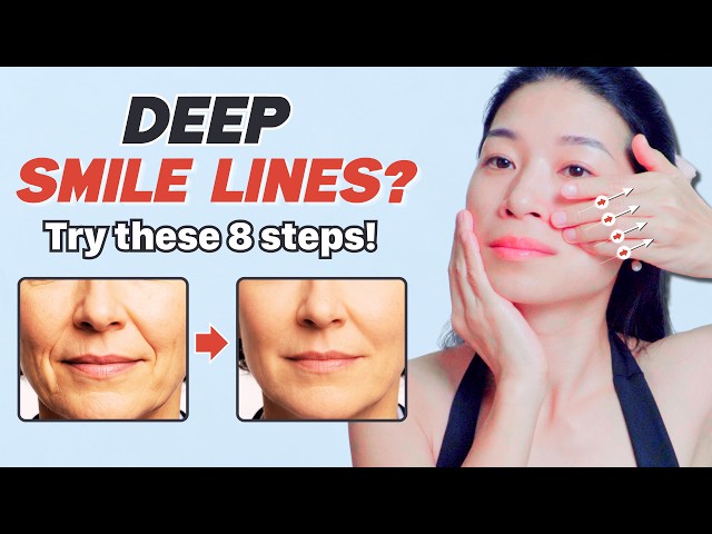 Do THIS Everyday for a Sharp Jawline & No Smile Lines! (8-Min Face Yoga)